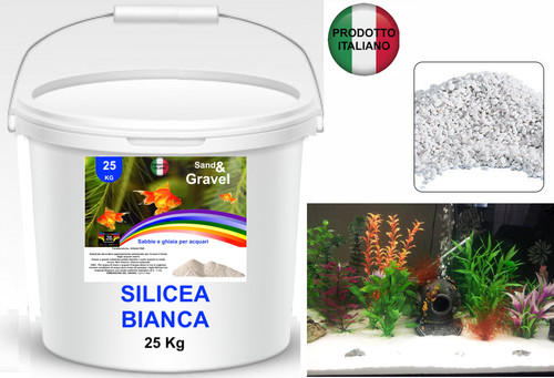 Sabbia bianca secchio 25kg - sabbia,