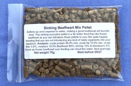 Pellet cibo pesce - , beefheart