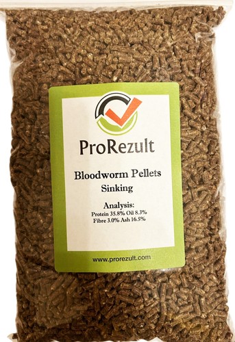 Bloodworm fish food - fish, pellet
